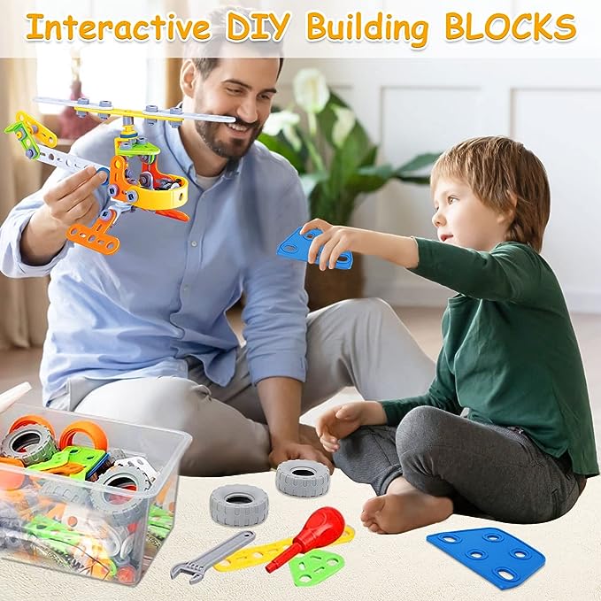 167PCS Building Blocks STEM Toys 10 in 1 STEM Toys for 3 4 5 6 7 8+ Year Old Boy Girl Birthday Gifts