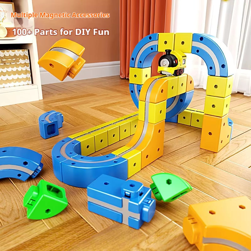 169 PCS building block track