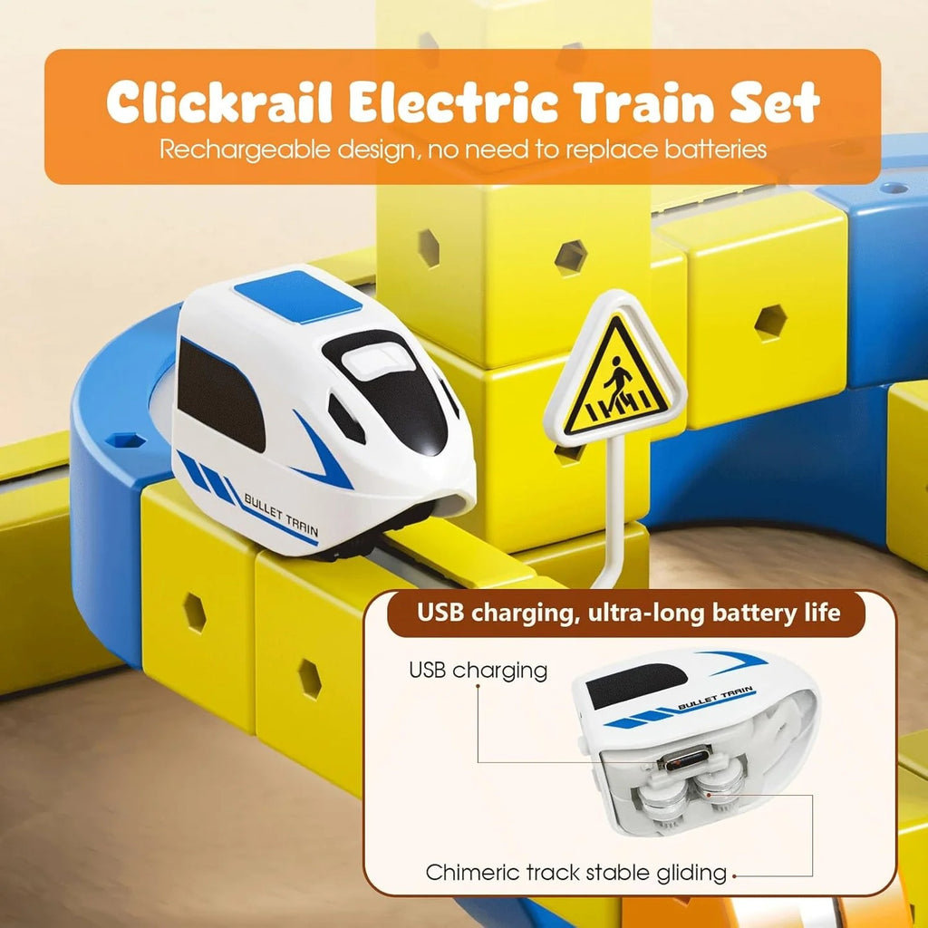 169 PCS building block track