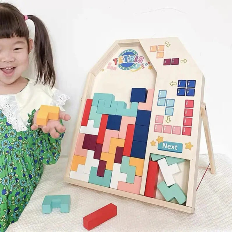 Wooden Puzzle Arrangement Game for Kids
