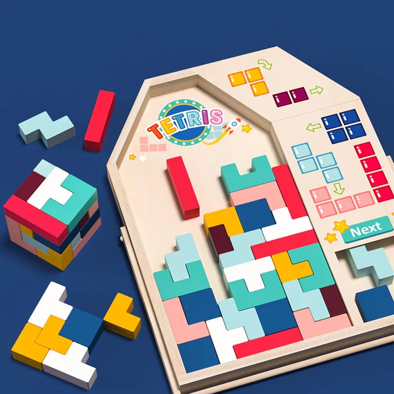 Wooden Puzzle Arrangement Game for Kids