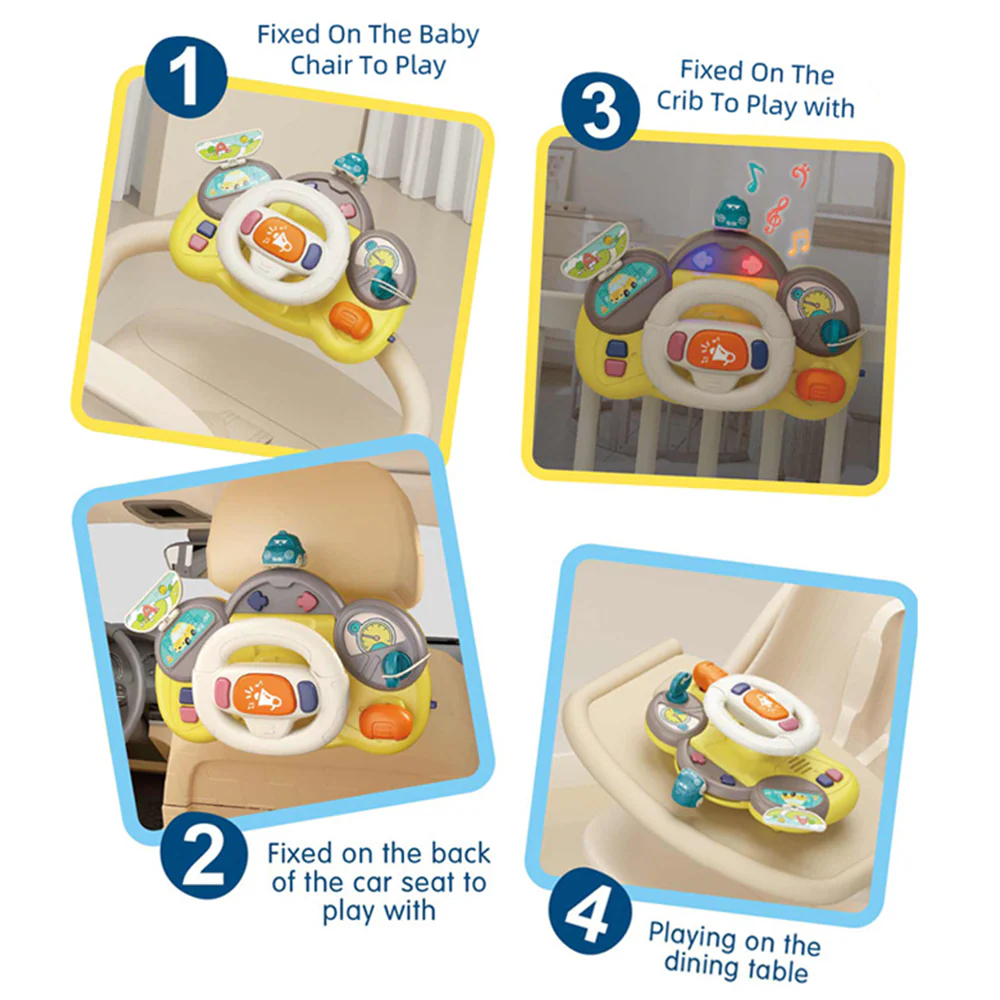 Baby Musical Steering Wheel Toy