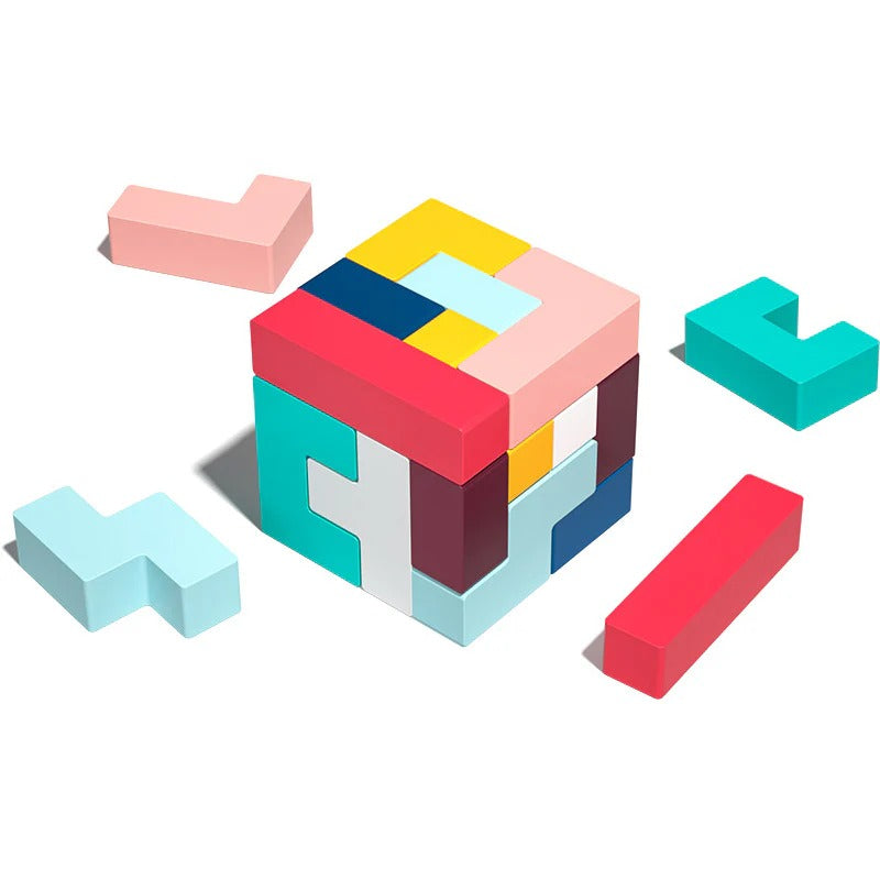 Wooden Puzzle Arrangement Game for Kids