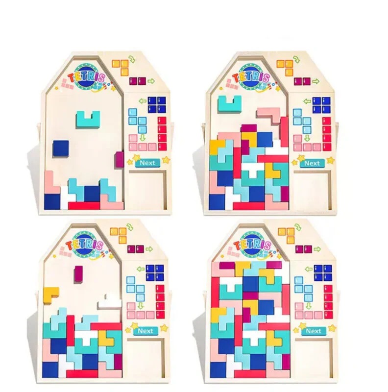Wooden Puzzle Arrangement Game for Kids