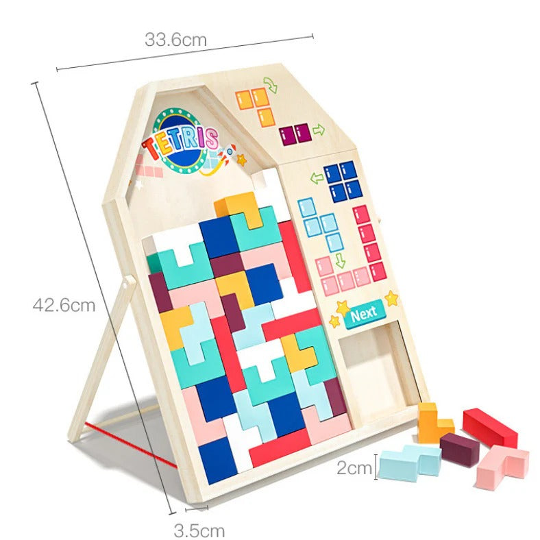 Wooden Puzzle Arrangement Game for Kids
