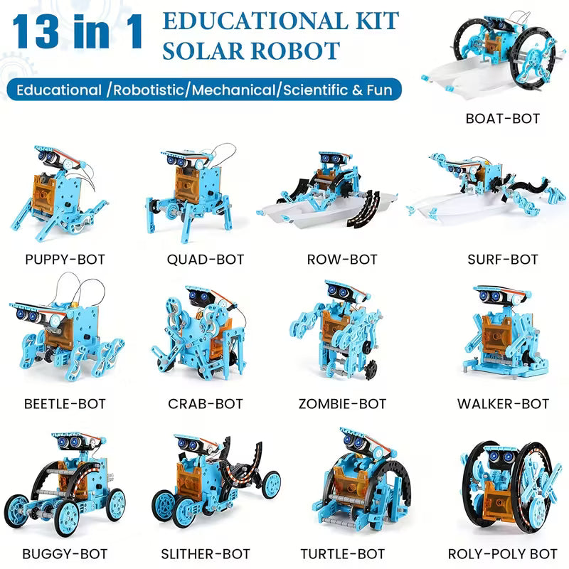 DIY Solar Robot Construction Kit