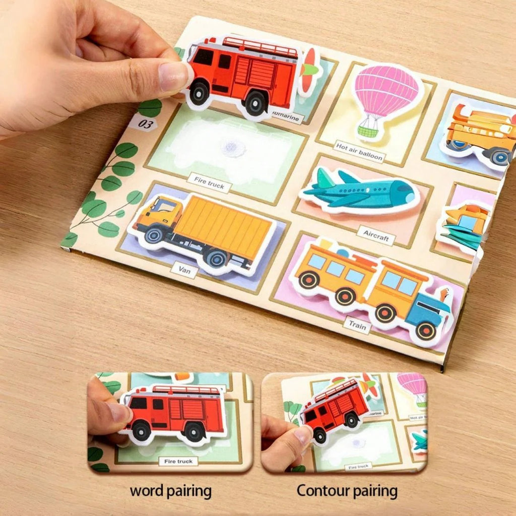 Set of 4 Montessori Busy Book